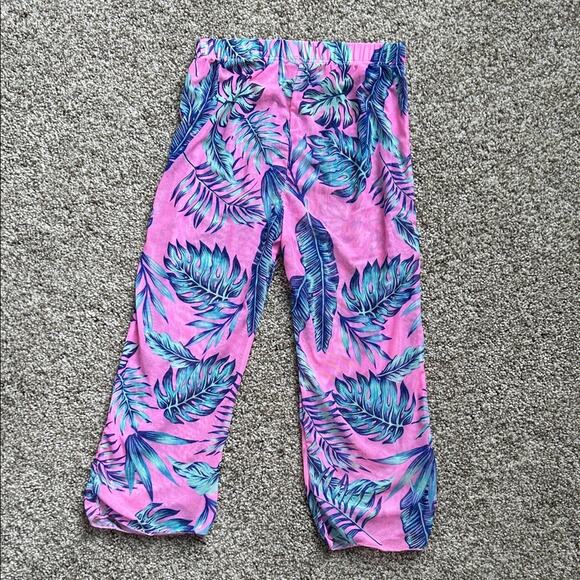 Shein Other - Kids Tropical Pull on Sheer Gauze Beach Pants, Size 5Y